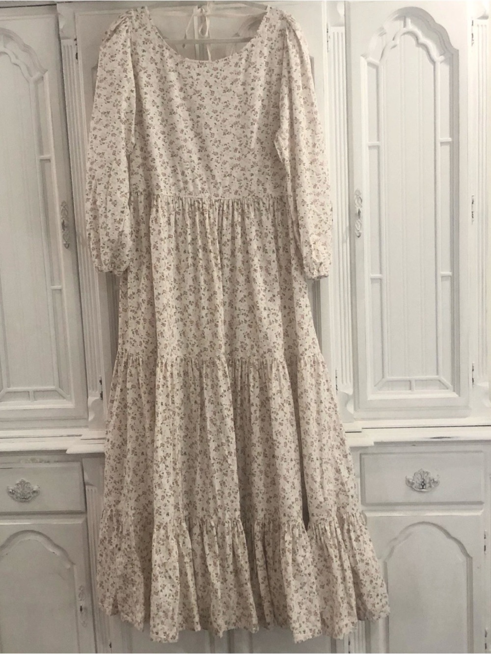 NWOT Boyish x Free People “August” Tiered Cotton Maxi Dress - Picture 5 of 9